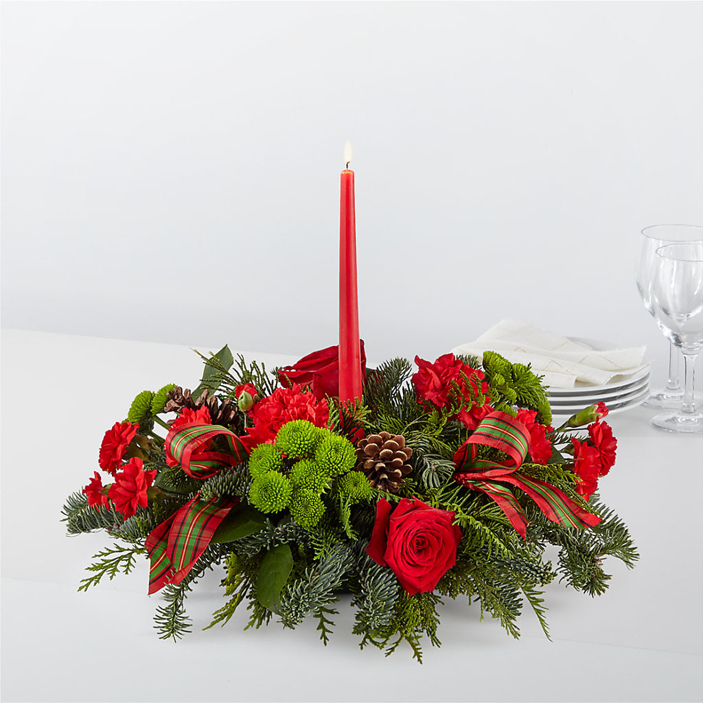 By the Candlelight Centerpiece – Central Market Florist #138, Latham NY