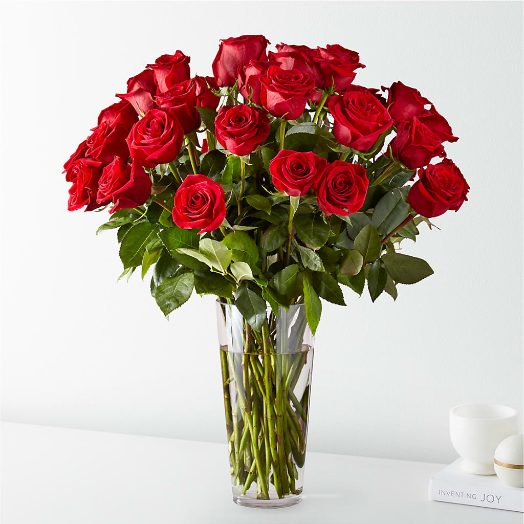 Long Stem Red Rose Bouquet – Central Market Florist #138, Latham NY