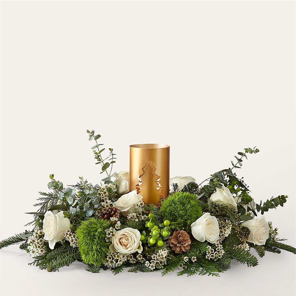 Chestnuts Roasting Centerpiece – Central Market Florist #138, Latham NY