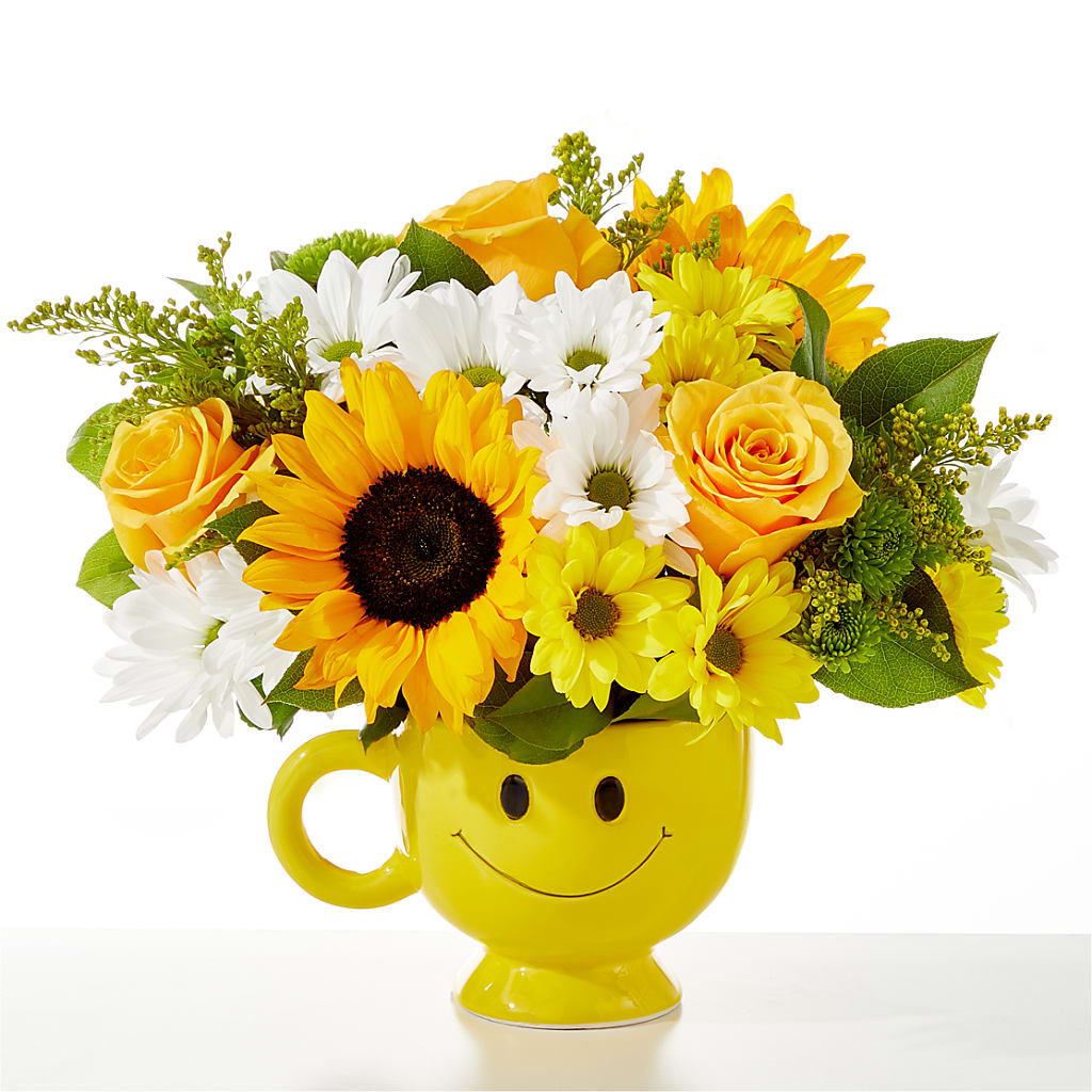 Be Happy Bouquet – Central Market Florist #138, Latham NY