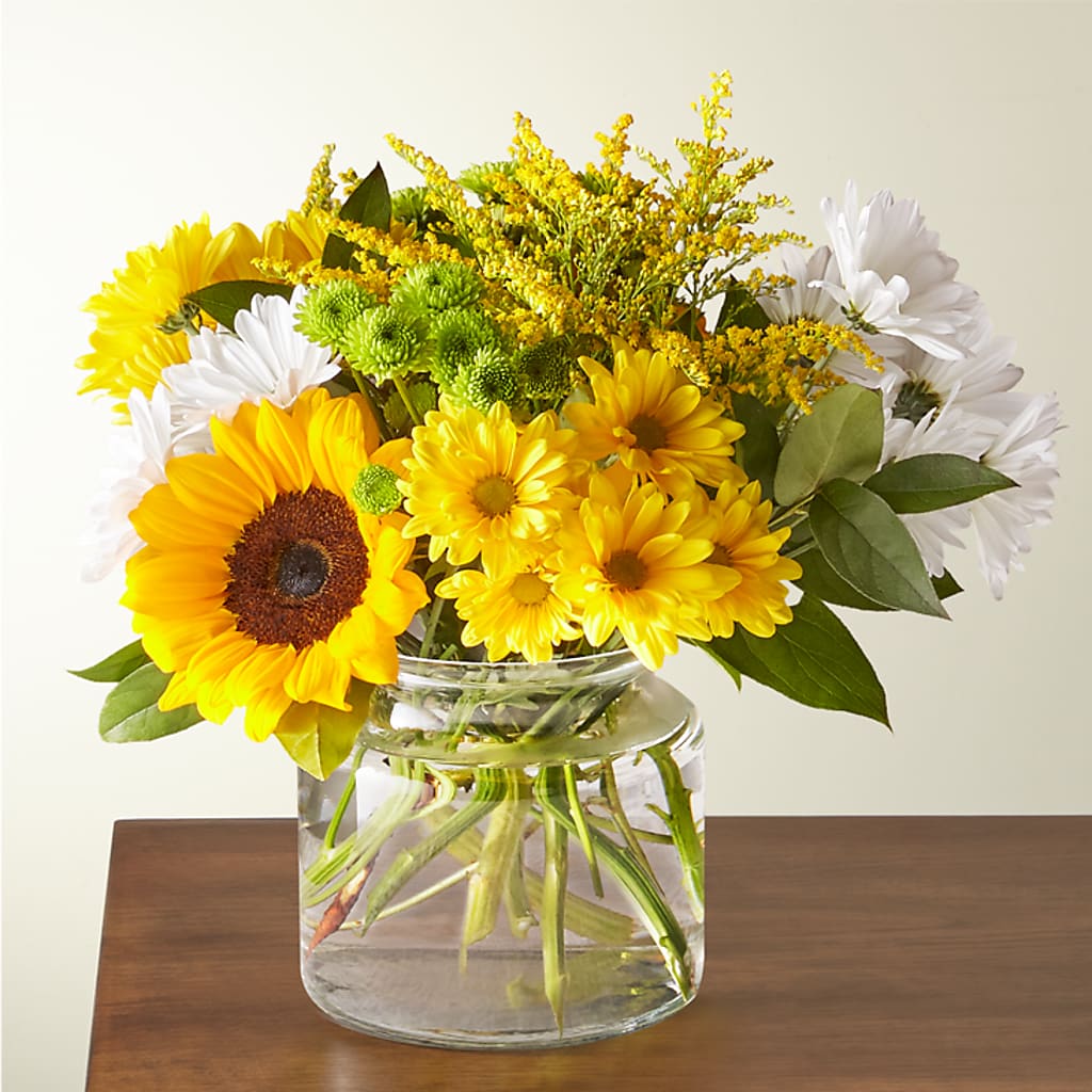 Hello Sunshine Bouquet – Central Market Florist #138, Latham NY