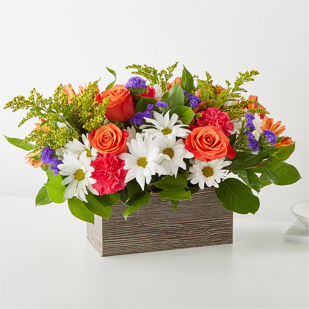 Oopsie Daisy Box Bouquet – Central Market Florist #138, Latham NY
