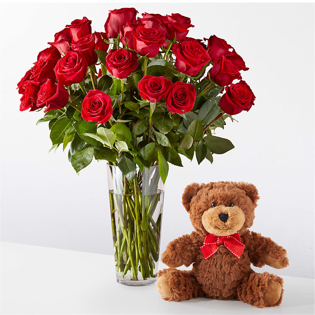 Romantic Long Stem Red Rose Bouquet Bundles – Central Market Florist #138, Latham NY