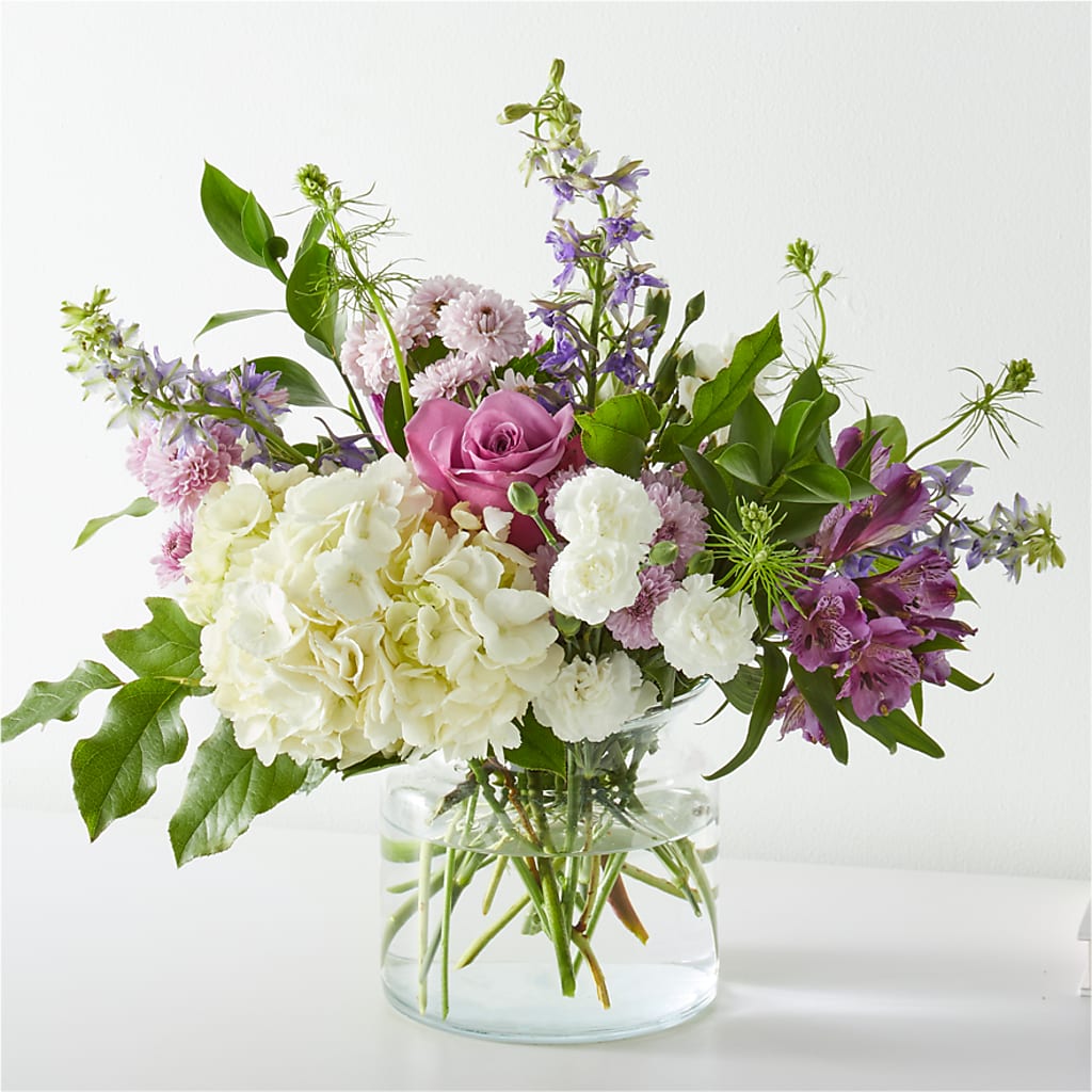 Violet Caress Bouquet – Central Market Florist #138, Latham NY