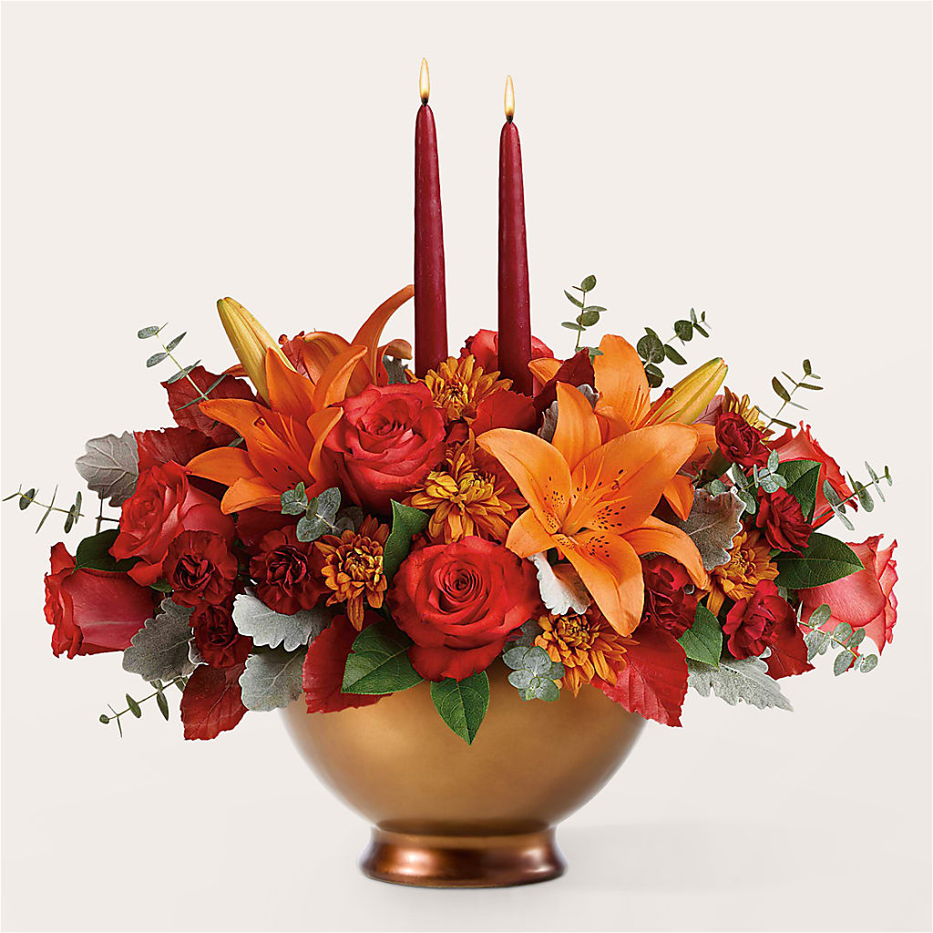 Fruits of Fall Centerpiece – Central Market Florist #138, Latham NY