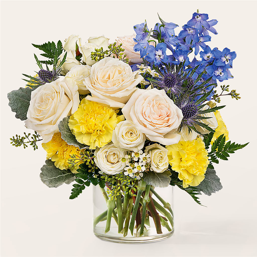 Lemon Sorbet Bouquet – Central Market Florist #138, Latham NY