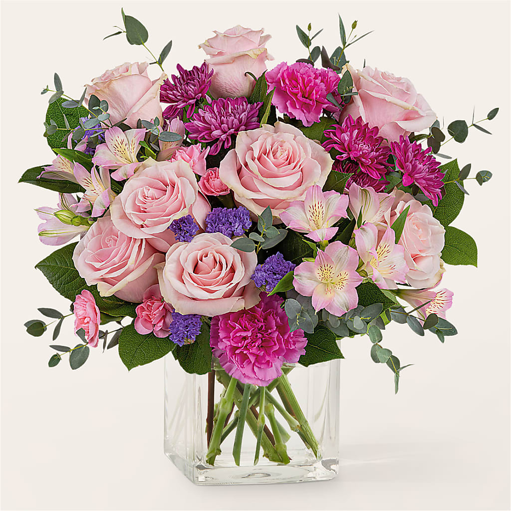 Rosy Radiance Bouquet – Central Market Florist #138, Latham NY