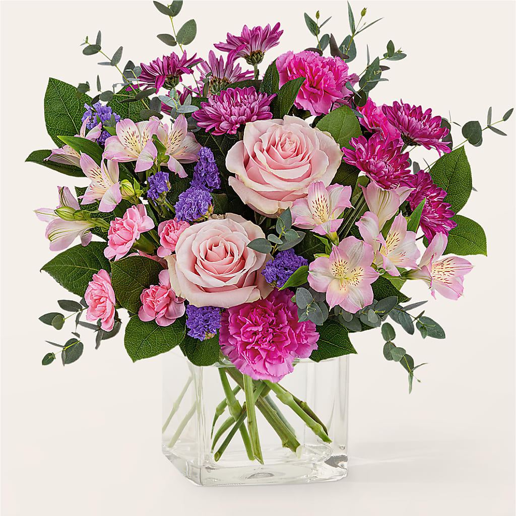 Rosy Radiance Bouquet – Central Market Florist #138, Latham NY