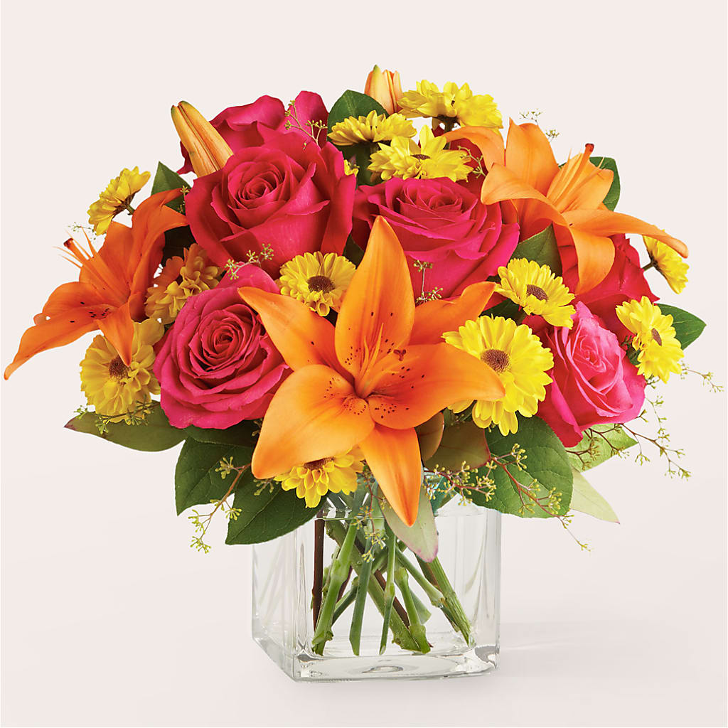 Neon Lights Bouquet – Central Market Florist #138, Latham NY
