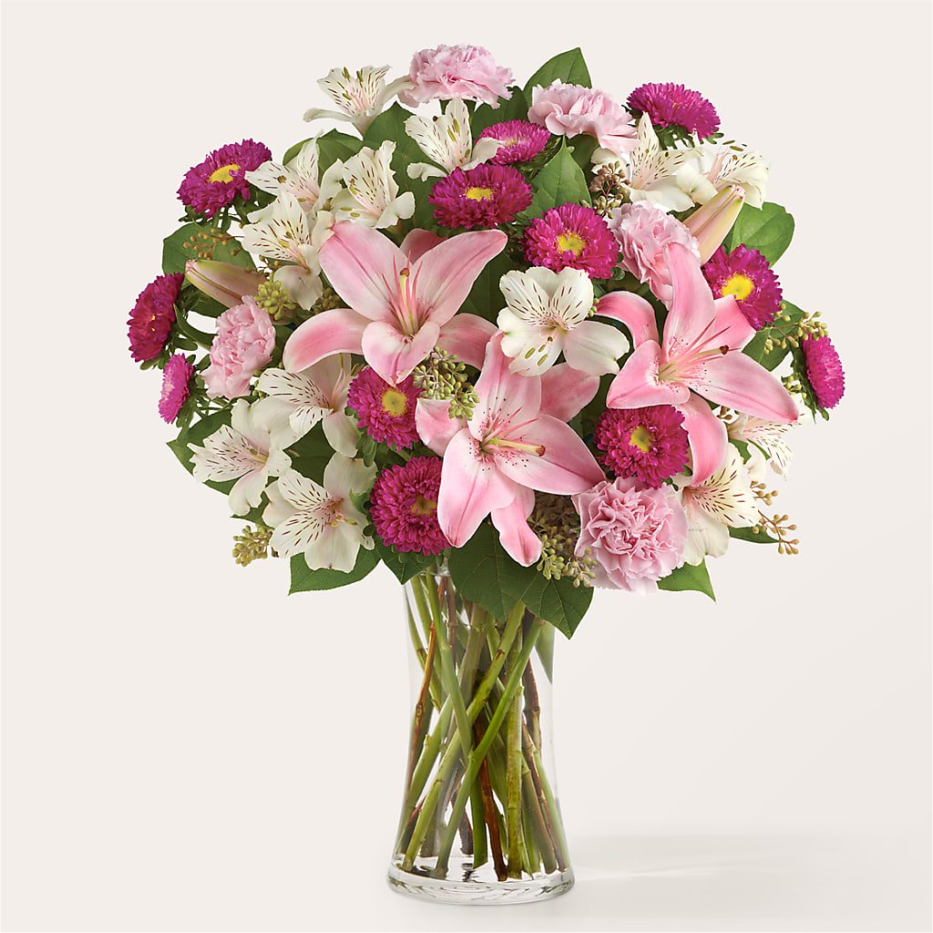 Feeling Fuchsia Bouquet – Central Market Florist #138, Latham NY