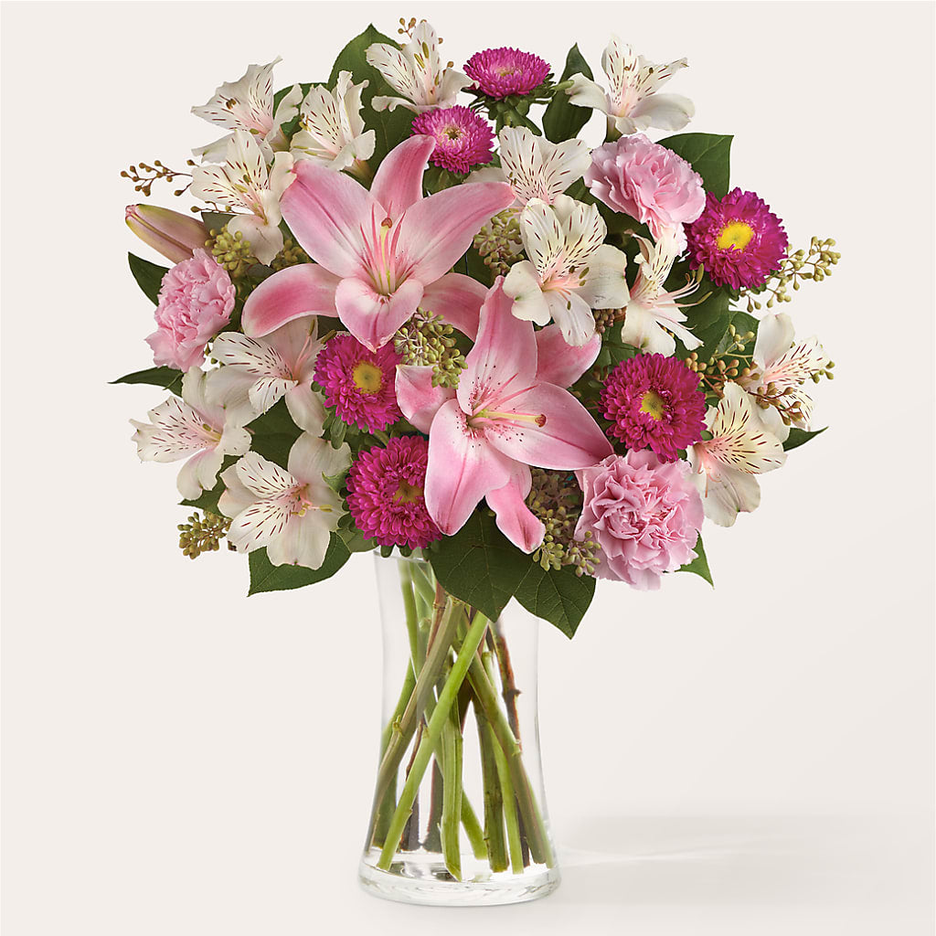 Feeling Fuchsia Bouquet – Central Market Florist #138, Latham NY