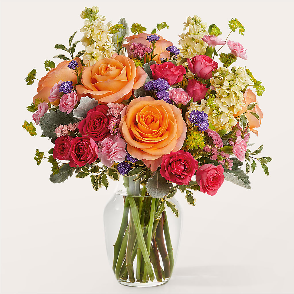Tangerine Tango Bouquet – Central Market Florist #138, Latham NY