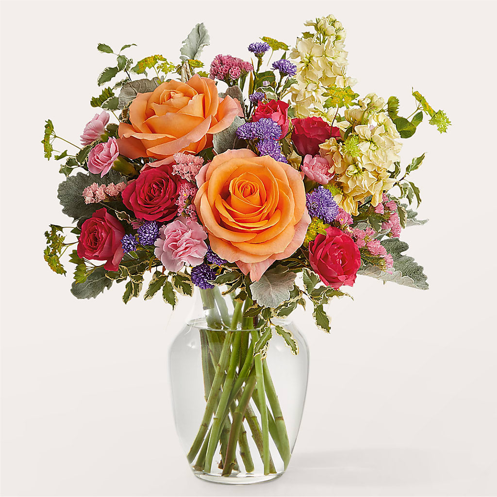 Tangerine Tango Bouquet – Central Market Florist #138, Latham NY