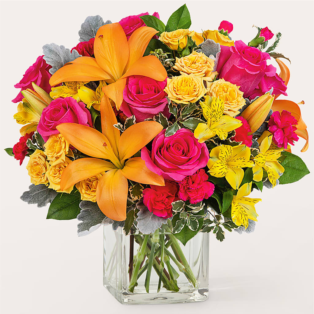 To the Tropics Bouquet – Central Market Florist #138, Latham NY