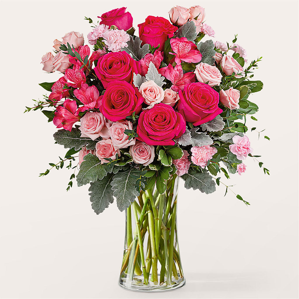 Tickled Pink Bouquet – Central Market Florist #138, Latham NY