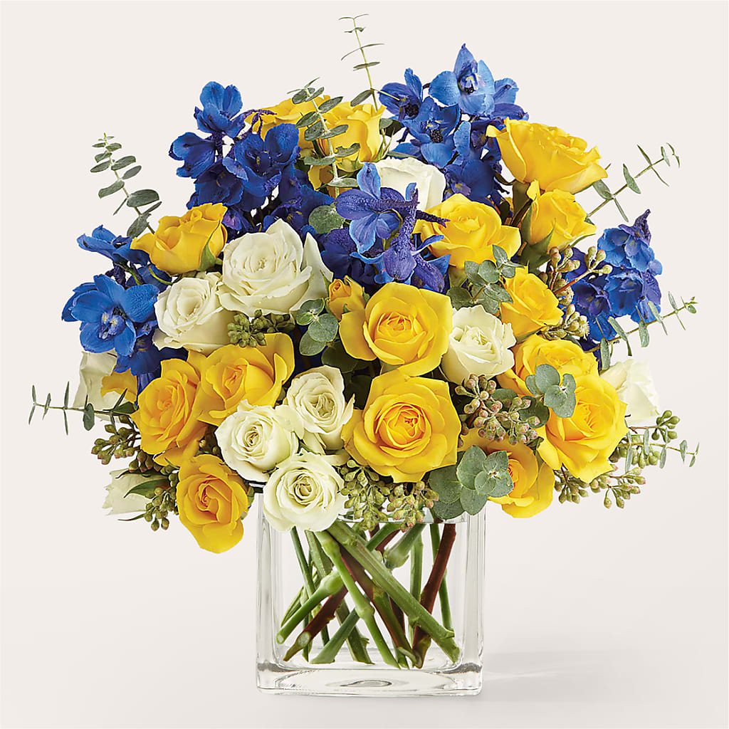Sparkling Citrine Bouquet – Central Market Florist #138, Latham NY