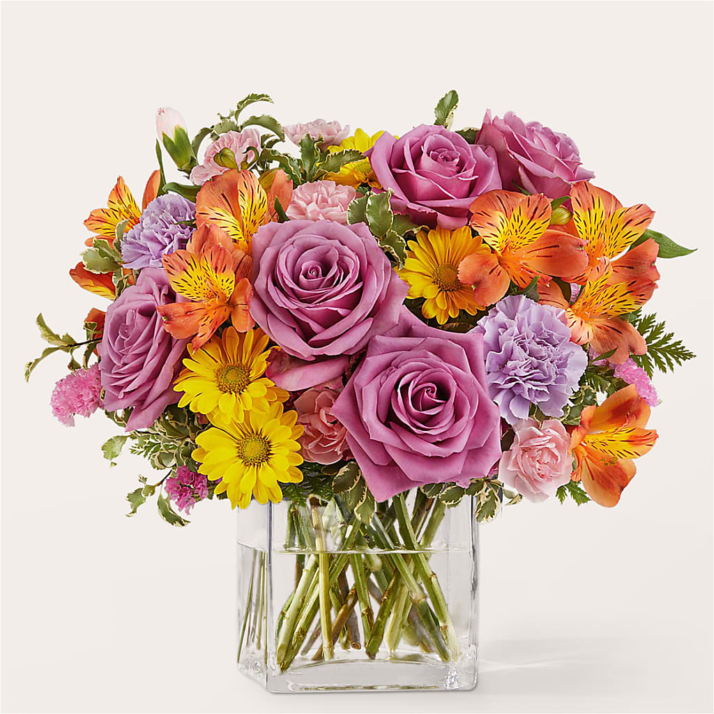 Shades of Happiness Bouquet – Central Market Florist #138, Latham NY