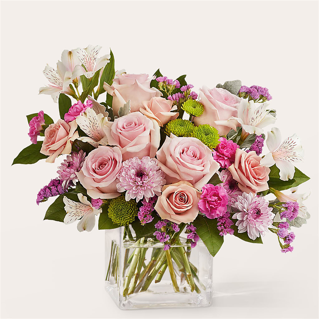 Pink Suede Bouquet – Central Market Florist #138, Latham NY