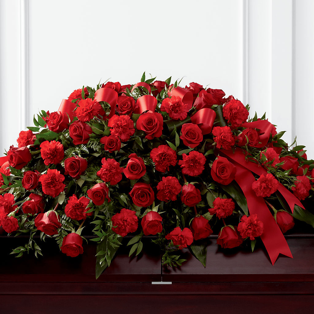 Tribute of Life Casket Spray – Central Market Florist #138, Latham NY