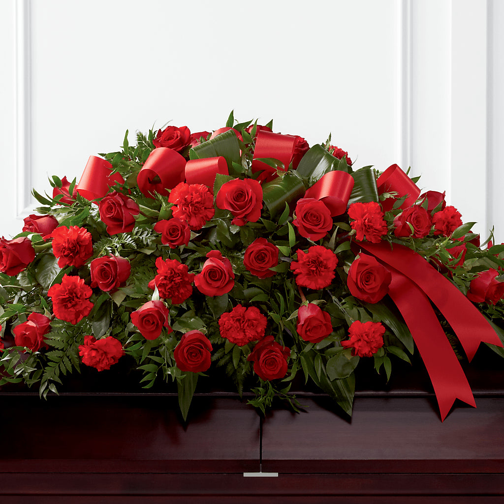 Tribute of Life Casket Spray – Central Market Florist #138, Latham NY