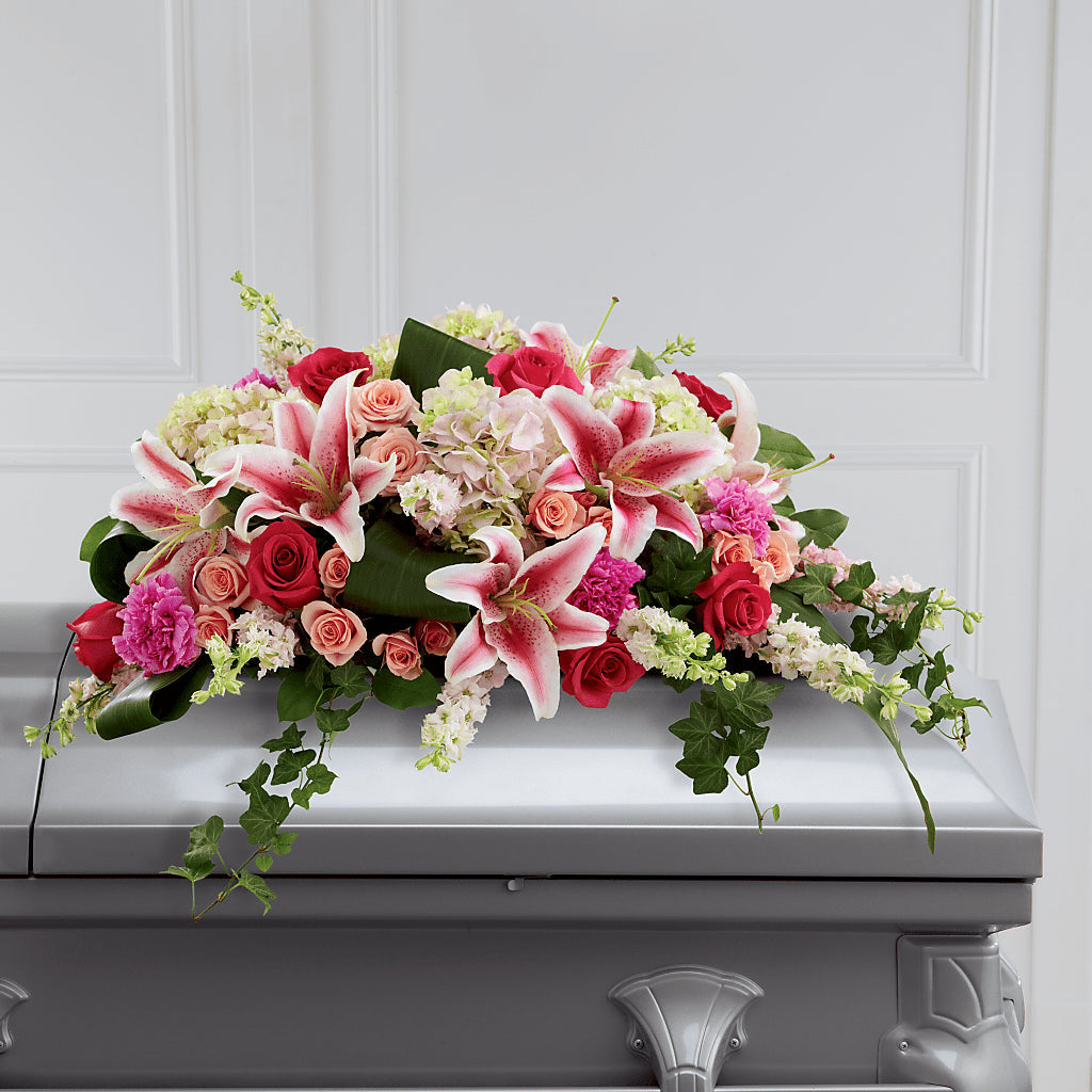 Splendid Grace Casket Spray – Central Market Florist #138, Latham NY
