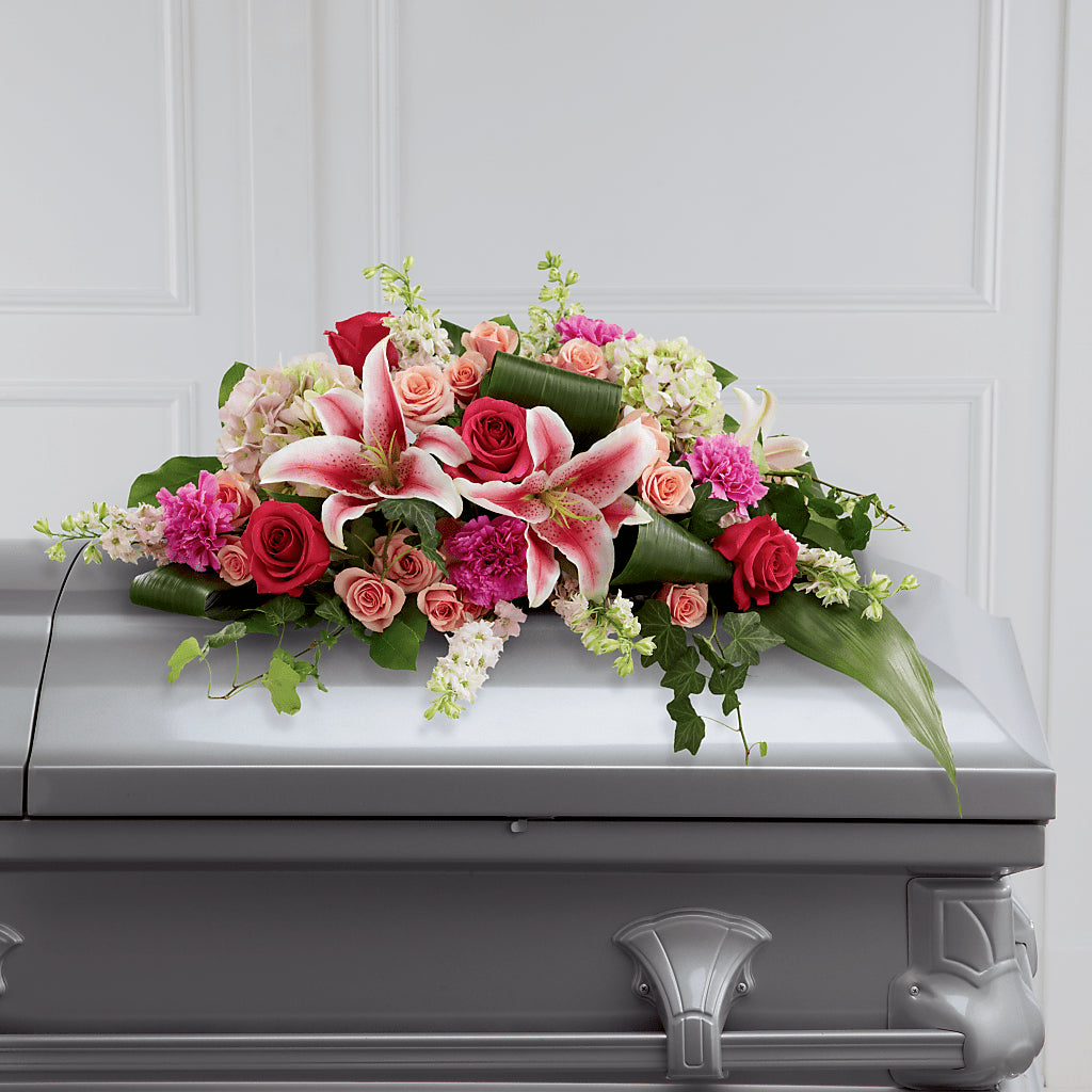 Splendid Grace Casket Spray – Central Market Florist #138, Latham NY