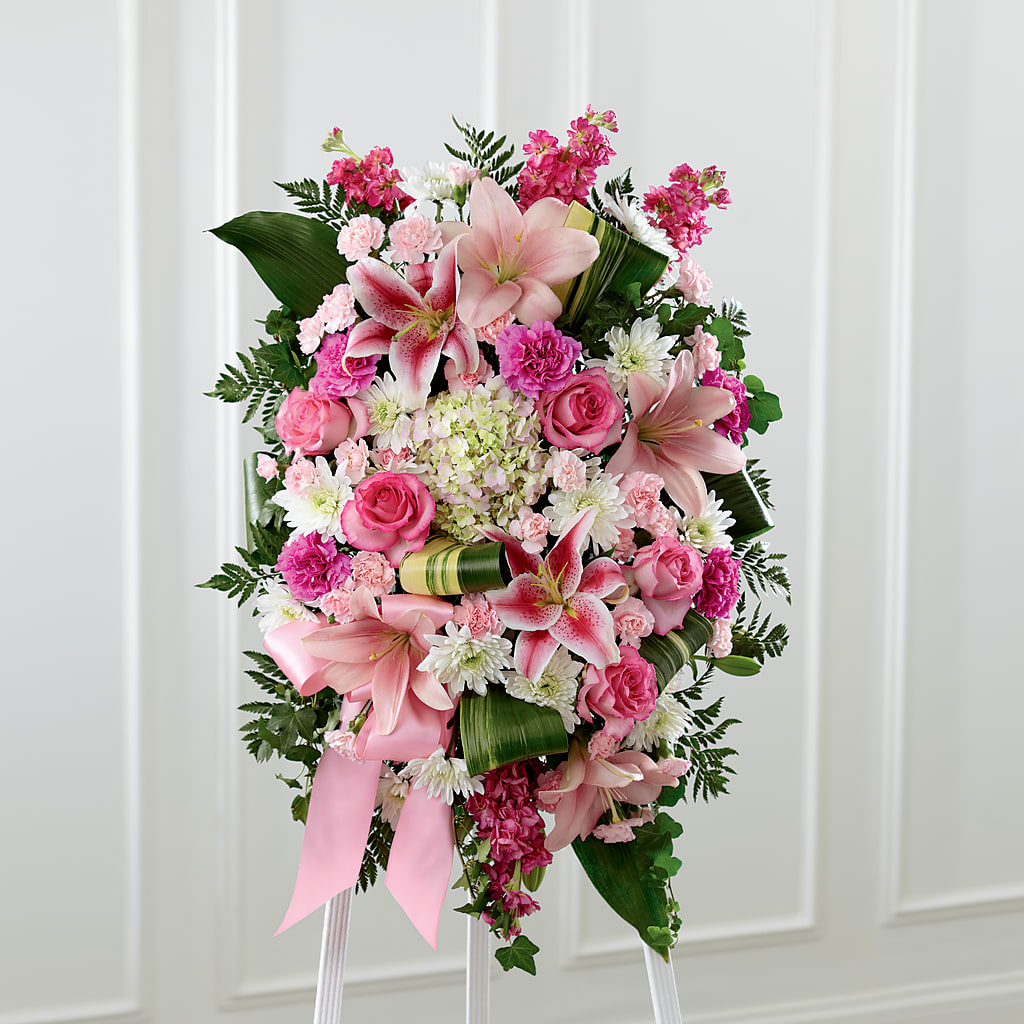 Comforting Standing Spray – Central Market Florist #138, Latham NY