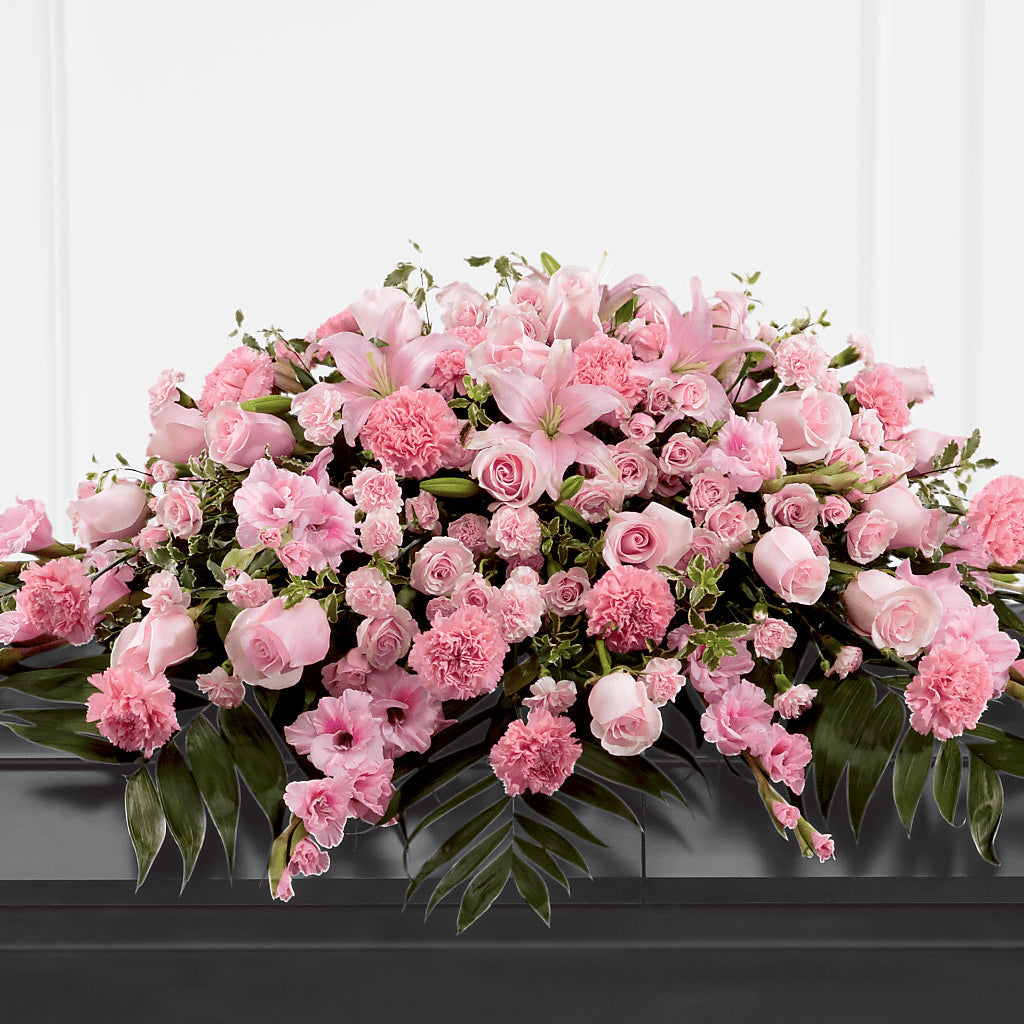 Garden of Comfort Casket Spray (Standard) – Central Market Florist #138, Latham NY