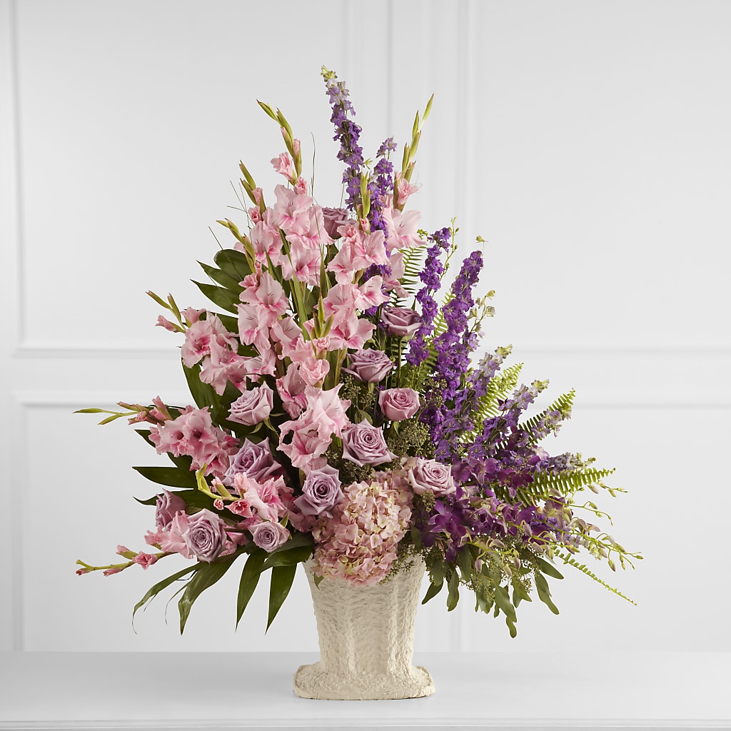 Flowing Garden Arrangement – Central Market Florist #138, Latham NY