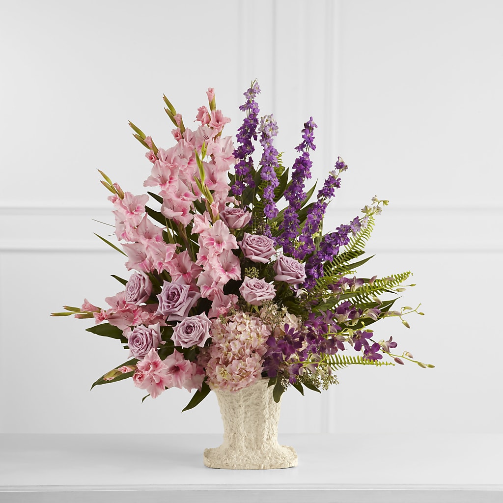 Flowing Garden Arrangement – Central Market Florist #138, Latham NY