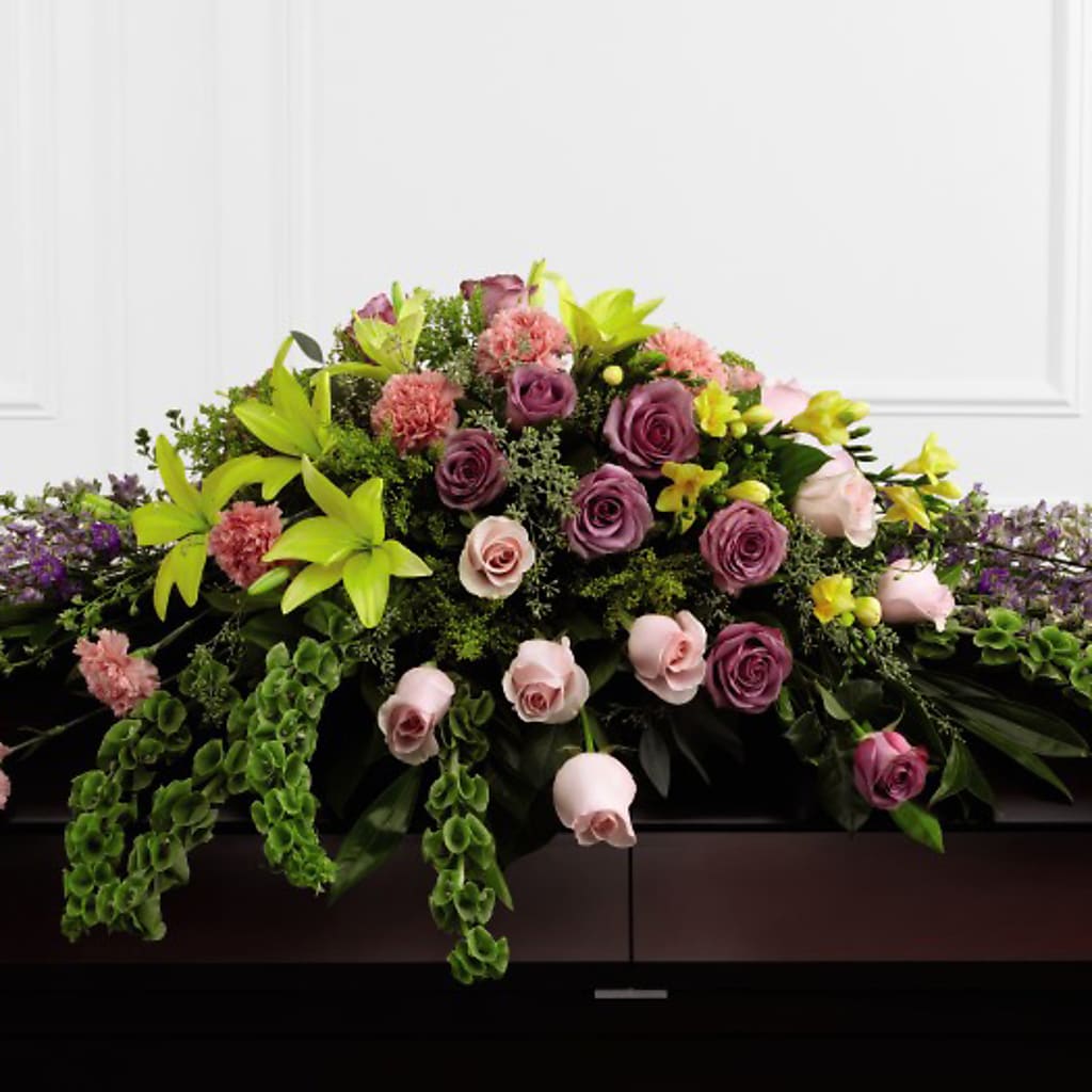 Forever Beloved Casket Spray – Central Market Florist #138, Latham NY