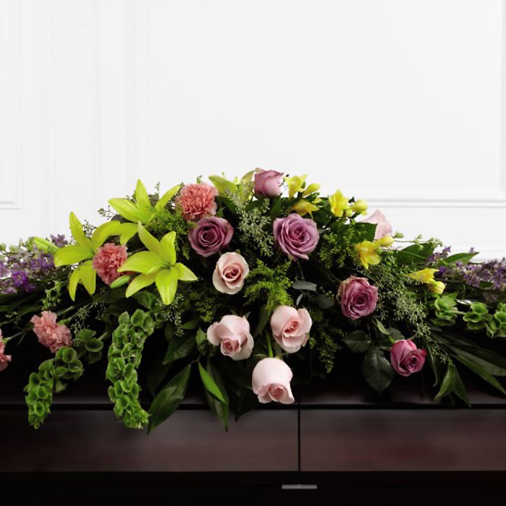 Forever Beloved Casket Spray – Central Market Florist #138, Latham NY