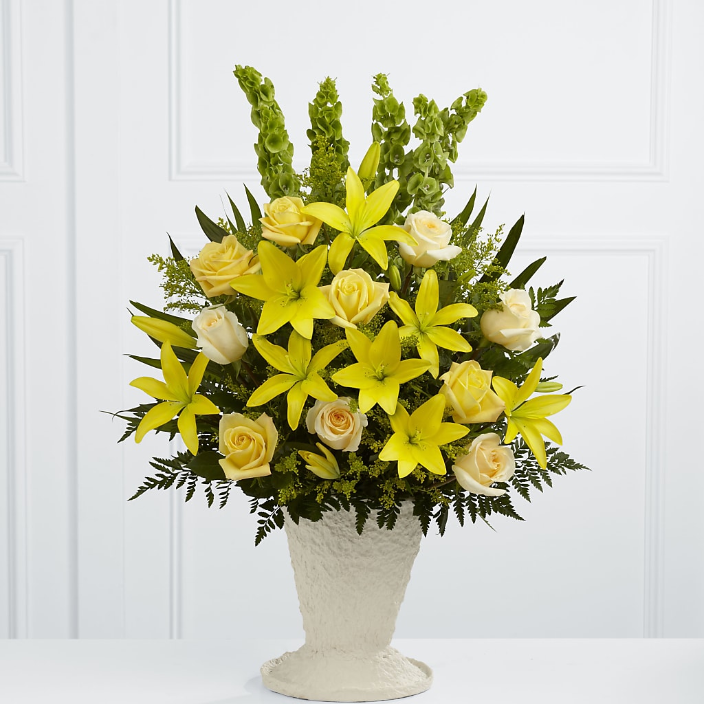 Golden Memories Arrangement – Central Market Florist #138, Latham NY