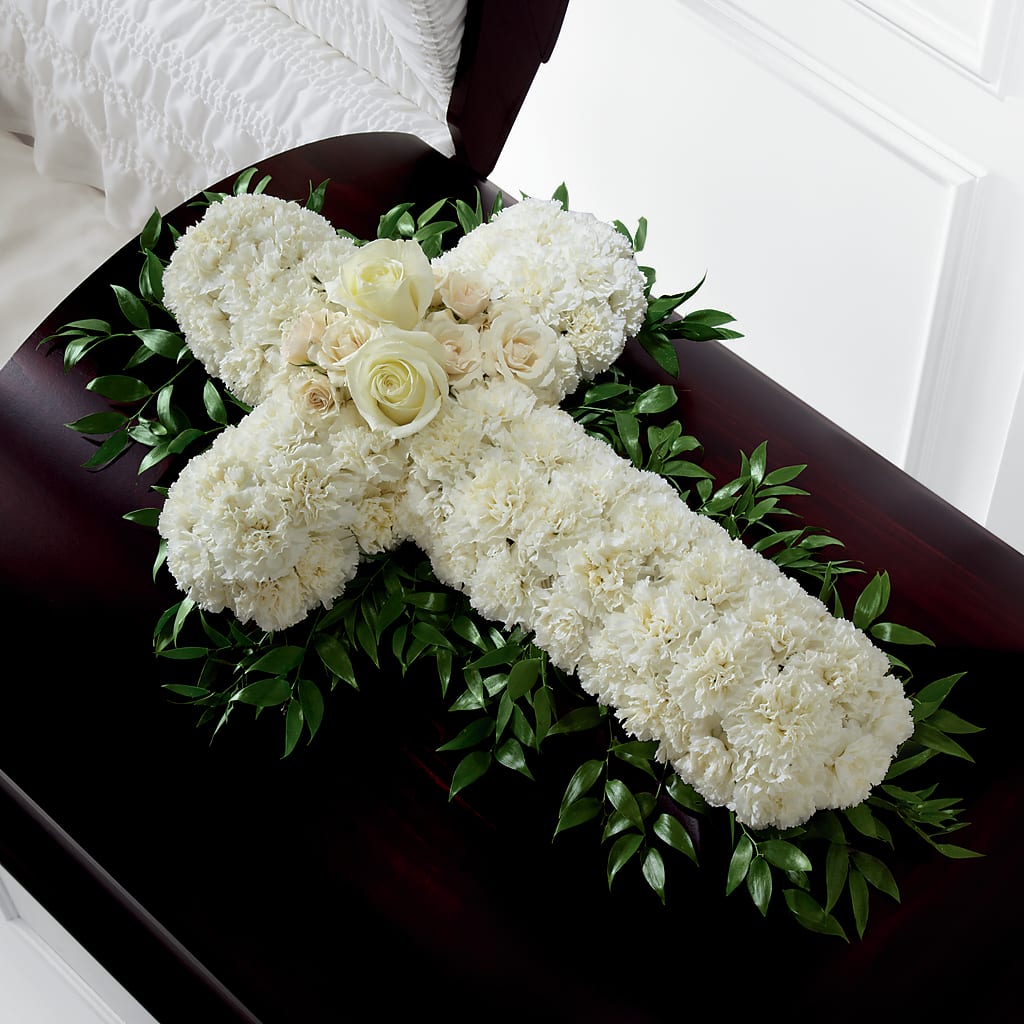 Peaceful Memories Casket Spray (Standard) – Central Market Florist #138, Latham NY