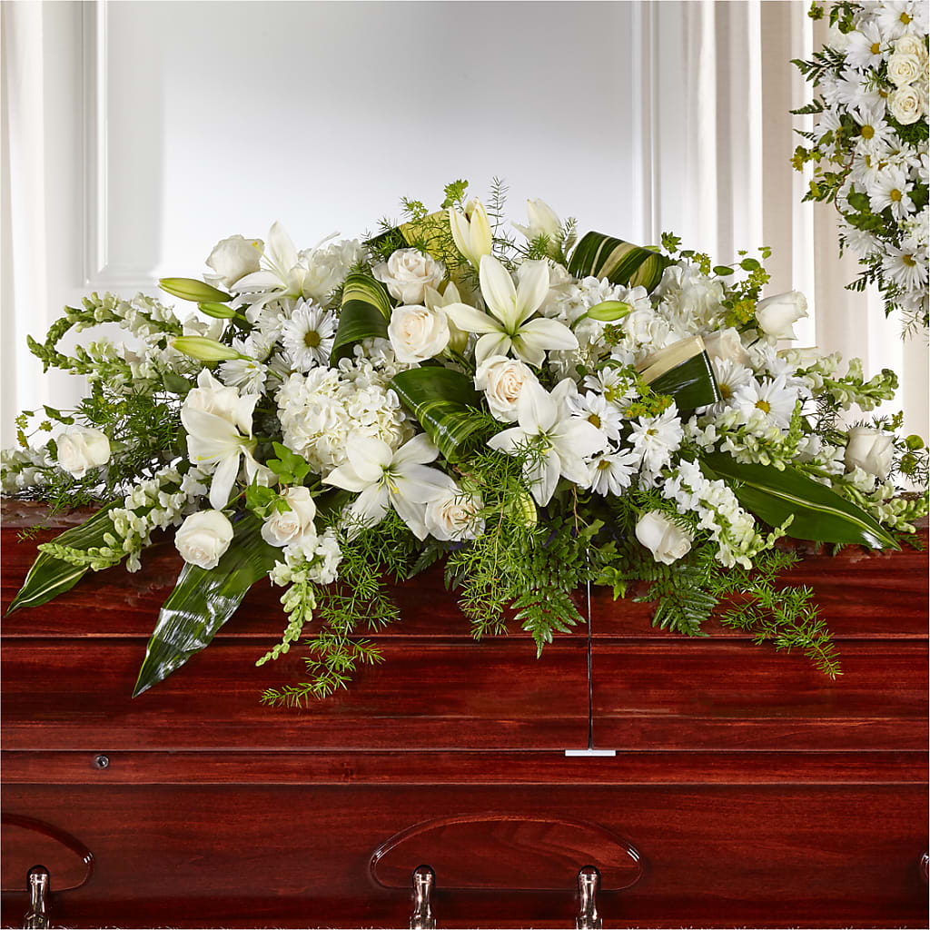 Abundance Casket Spray – Central Market Florist #138, Latham NY