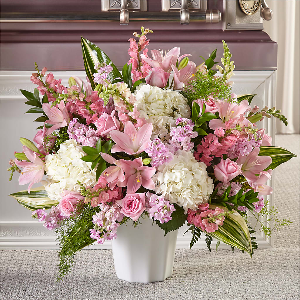 Simply Serene Floor Basket – Central Market Florist #138, Latham NY