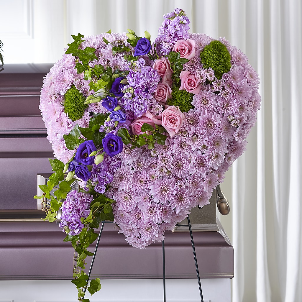 Treasured Love Standing Heart – Central Market Florist #138, Latham NY