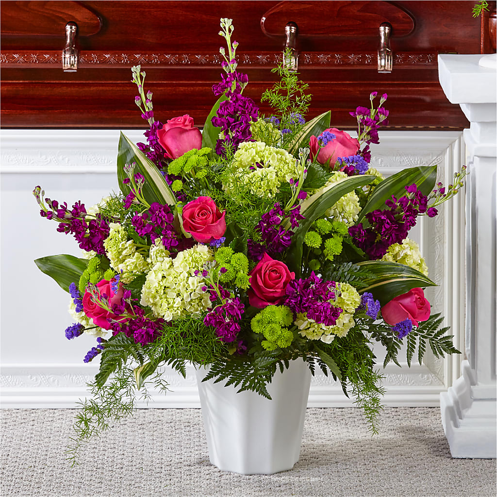 Beautiful Horizons Floor Basket – Central Market Florist #138, Latham NY