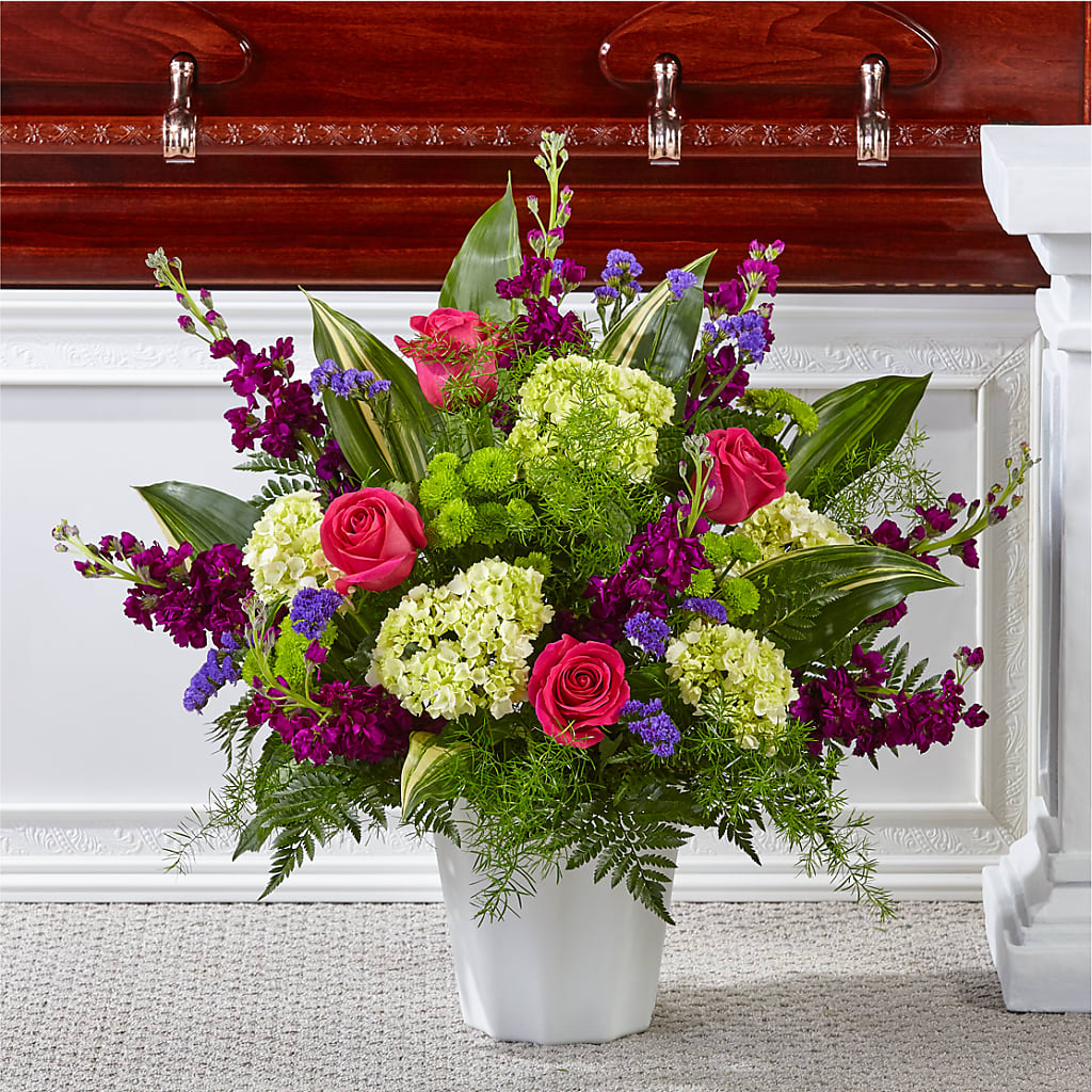 Beautiful Horizons Floor Basket – Central Market Florist #138, Latham NY