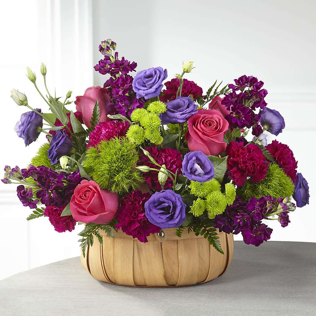 Serene Sanctuary Basket – Central Market Florist #138, Latham NY