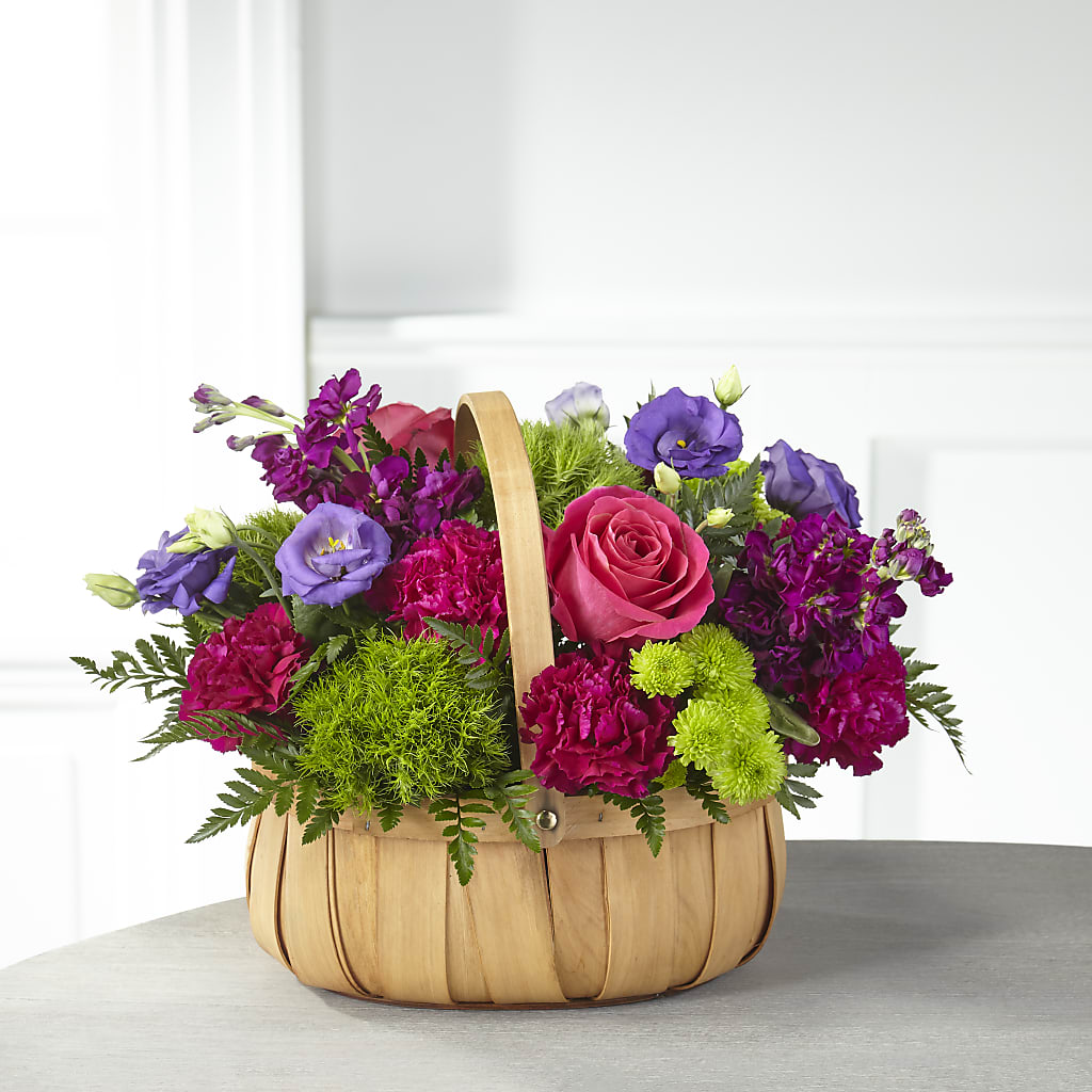 Serene Sanctuary Basket – Central Market Florist #138, Latham NY