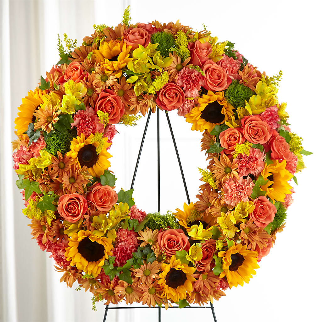 Autumnal Memories Wreath (Standard) – Central Market Florist #138, Latham NY