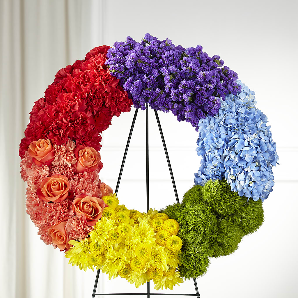 Circle of Love Wreath – Central Market Florist #138, Latham NY