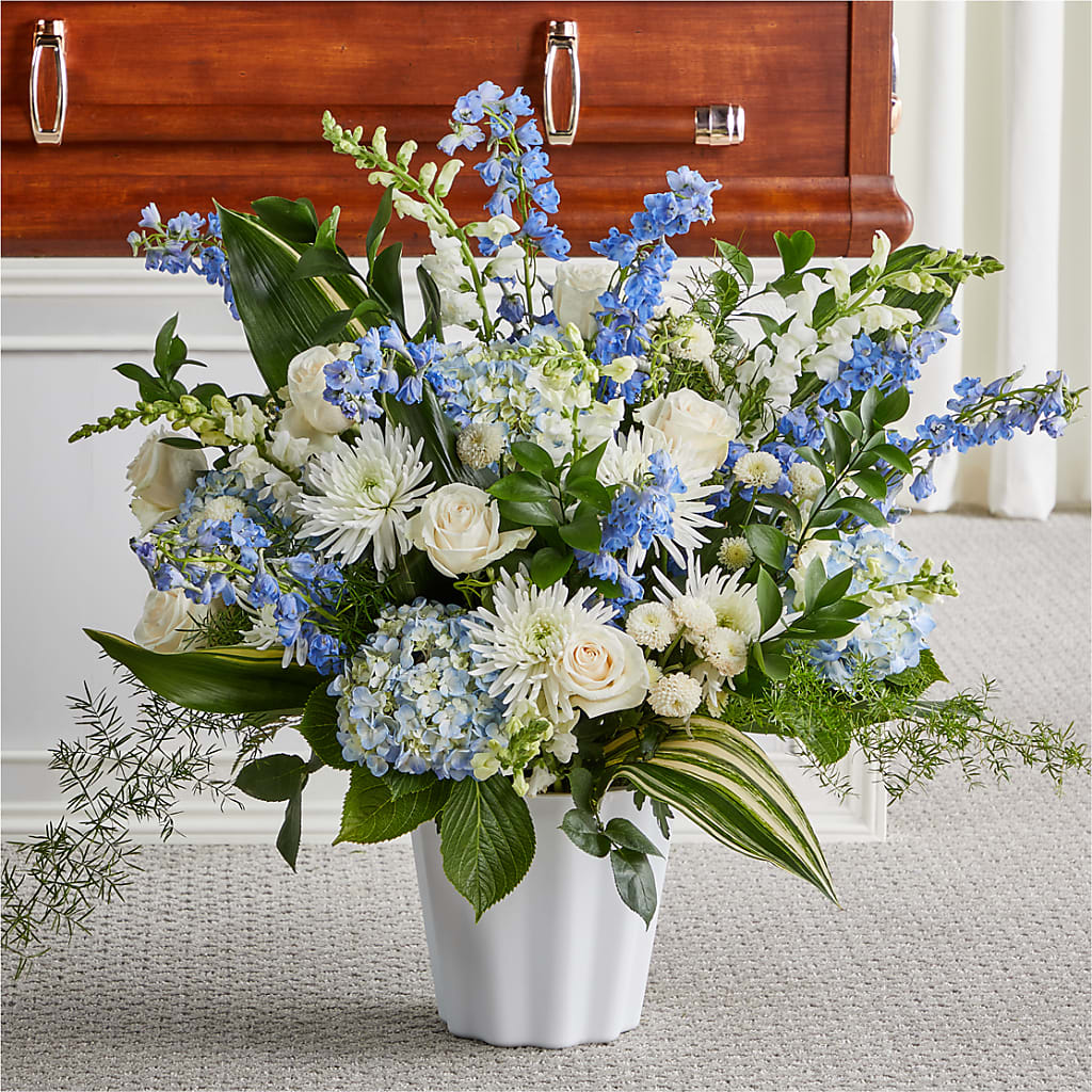 Everlasting Memories Floor Basket – Central Market Florist #138, Latham NY