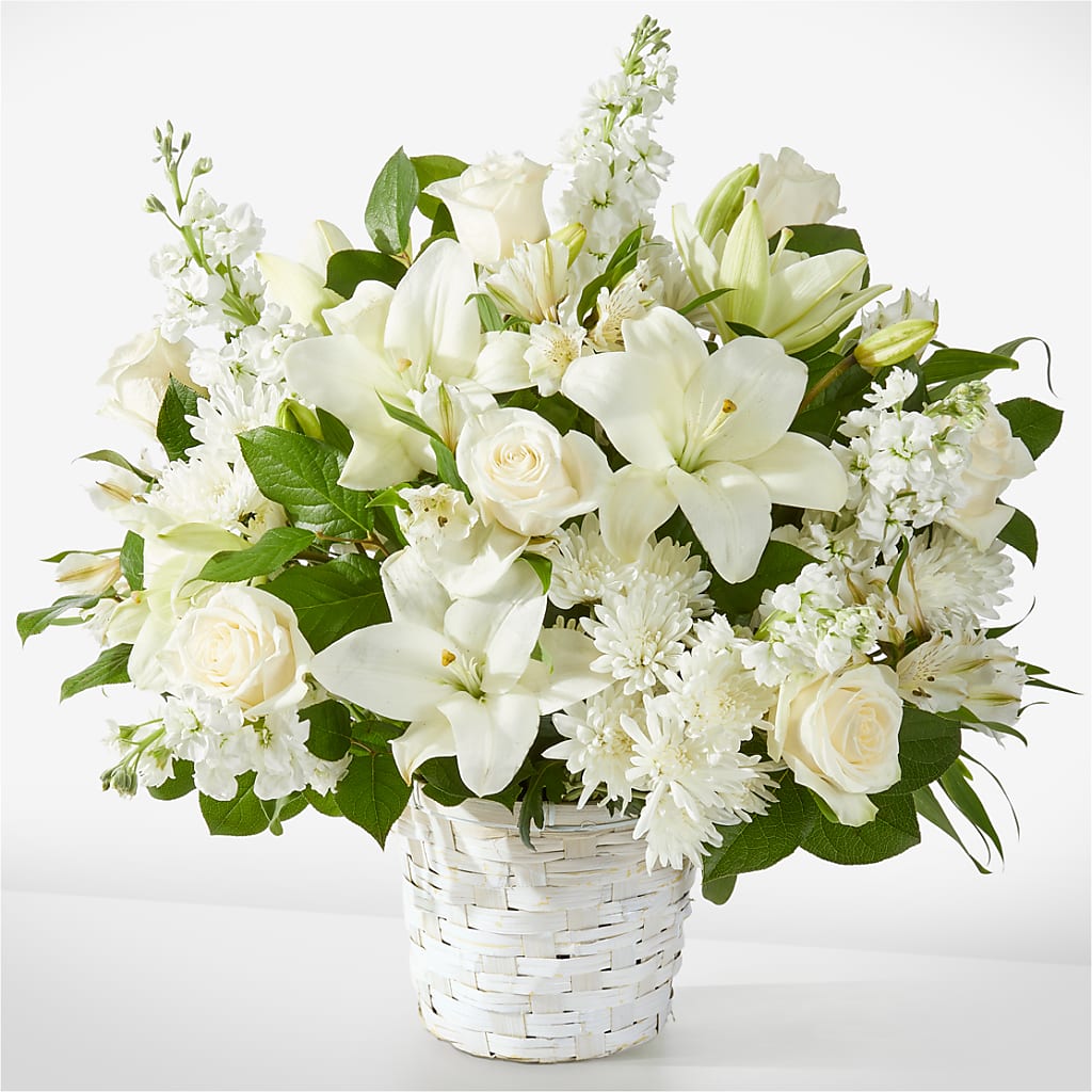 Peaceful Reflections Arrangement – Central Market Florist #138, Latham NY