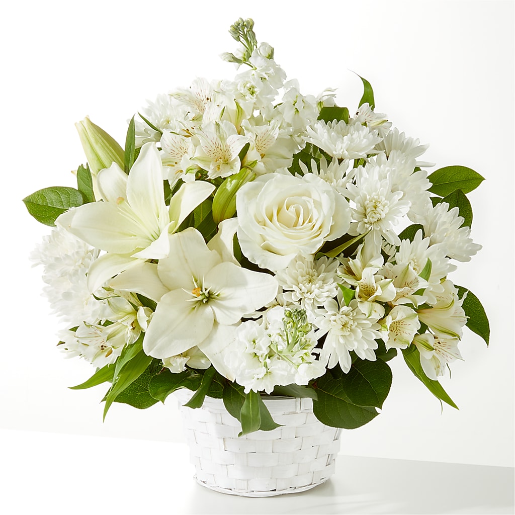 Peaceful Reflections Arrangement – Central Market Florist #138, Latham NY