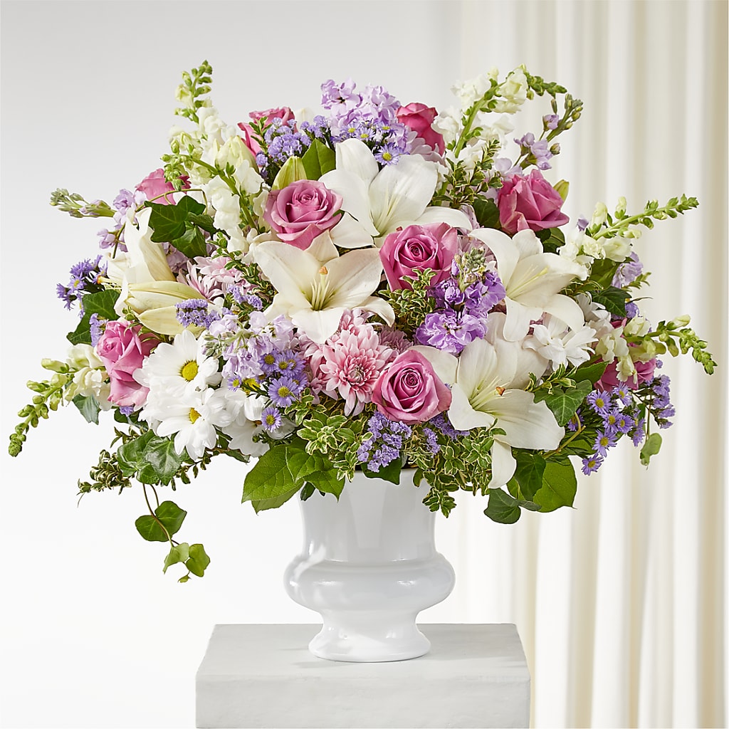 Remarkable Life Urn Arrangement – Central Market Florist #138, Latham NY