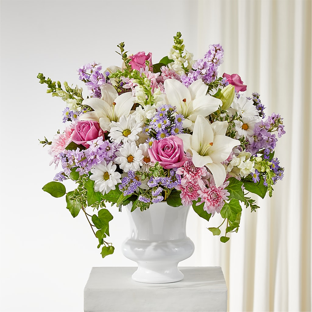 Remarkable Life Urn Arrangement – Central Market Florist #138, Latham NY