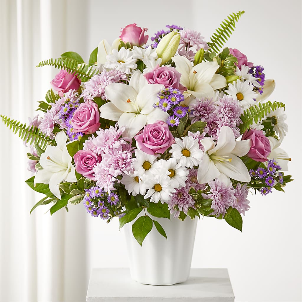 Warmest Thoughts Tabletop Basket – Central Market Florist #138, Latham NY