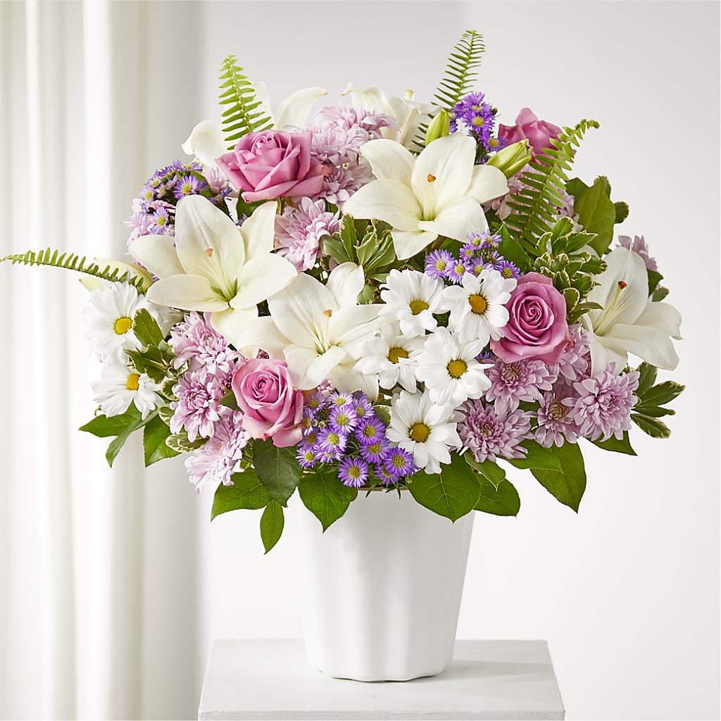 Warmest Thoughts Tabletop Basket – Central Market Florist #138, Latham NY
